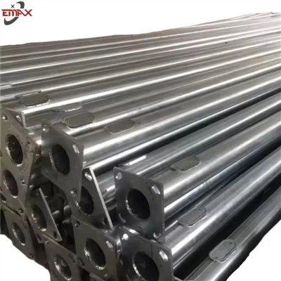 Cinkuoto plieno vamzdžių ginklų gatvės šviesos stulpas