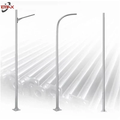 Karšto karštligės cinkuoto plieno lauko lempos stulpas