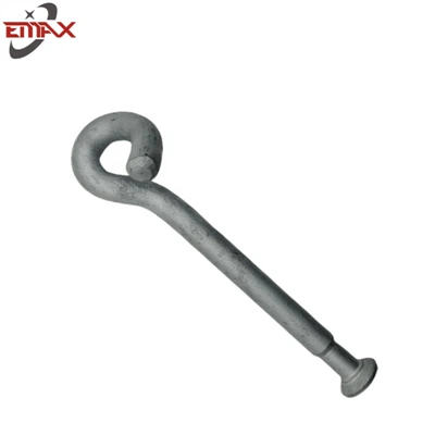 Linijos aparatūros Pigtail tipo izoliatoriaus kabliukas