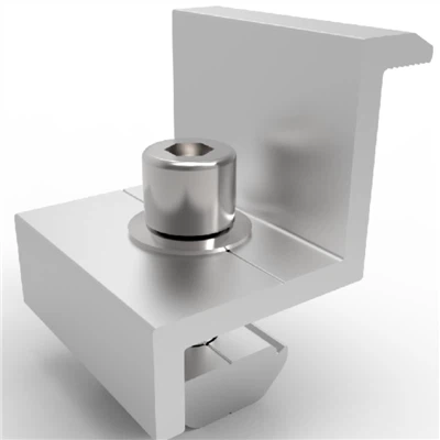 PV modulio aliuminio laikiklio spaustukas