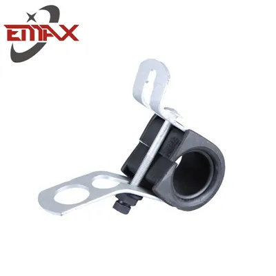 Plieno stulpų montuokite pluošto kabelio pakabos spaustuką